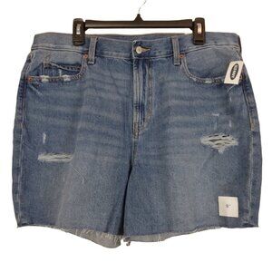 Old Navy | NWT Denim High Rise 5" Inseam  Distressed Jean Shorts | Size …